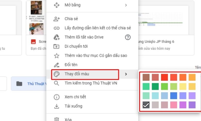Các Cách Đổi Màu Thư Mục Google Drive đơn giản nhất